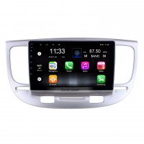 Tela sensível ao toque HD 9 polegadas para 2007 Kia Rio Rádio Android 13.0 Sistema de Navegação GPS com Bluetooth Suporte USB Carplay Câmera de ré