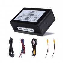 Intelligent Front and Rear Car Camera Video Conversor Automático de Estacionamento Host Converter com Auto Front View Controller Box