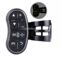 Multifuncional controlador volante sem fio universal para sistema de navegação GPS do carro DVD player