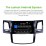 9 polegadas HD Touchscreen Radio Android 13.0 GPS Navigation Head unit para 2008-2014 Toyota Fortuner Hilux com WIFI FM música Bluetooth USB suporte DVR SWC OBD2 TV Digital