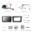 Rádio Android 13.0 de 10,1 polegadas para 2009-2019 Ford New Transit Bluetooth WIFI HD Touchscreen Navegação GPS Carplay Suporte USB TPMS DAB +