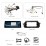 Carplay Android 12.0 12,3 polegadas HD Touchscreen Rádio de navegação GPS para 2021 TOYOTA Camry com suporte para Bluetooth Câmera retrovisora