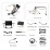Android 13.0 de 9 polegadas para 2015 2016-2018 SOUEAST DX7 Sistema de navegação GPS estéreo com suporte para Bluetooth Carplay Câmera