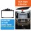 Excelente Preto Double Din 2008+ Hyundai i-20 Car Radio Fascia kit de instalação Plate Frame DVD Stereo Jogador