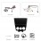 9 polegadas Para 2011 Mazda RX8 Rádio Android 13.0 Sistema de Navegação GPS com Bluetooth HD Touchscreen Suporte para TV Digital TV