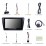 Android 14.0 HD Touchscreen 9 polegadas para 2017 Skoda Rapid Radio Sistema de Navegação GPS com suporte Bluetooth Carplay Câmera traseira