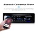 Universal Single Din Audio Bluetooth Handsfree Calls MP3 Player Car FM Stereo Radio com saída de 4 canais USB SD Controle remoto Aux