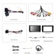 OEM 9 polegada 2018 vw volkswagen universal android 13.0 hd tela sensível ao toque sistema de navegação gps suporte de rádio tpm dvr wifi carplay controle remoto bluetooth