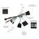9 polegadas Android 14.0 para 2004 2005 2006-2011 Mercedes Benz SL R230 SL350 SL500 SL55 SL600 SL65 Rádio GPS Sistema de navegação com tela sensível ao toque HD Suporte Bluetooth Carplay OBD2