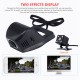 Universal Hidden HD 170 graus Grande angular Carro Driving Video Recorder com WIFI Telefone Conexão Display GPS Driving Trajectory Estacionamento Monitoramento Backup Rearview Camera