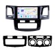 9 polegadas HD Touchscreen Radio Android 13.0 GPS Navigation Head unit para 2008-2014 Toyota Fortuner Hilux com WIFI FM música Bluetooth USB suporte DVR SWC OBD2 TV Digital