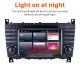 Unidade principal de DVD GPS Autoradio Android 10.0 puro para Mercedes Benz CLK Classe W209 CLK270 CLK320 CLK350 CLK500 CLK550 de 2004-2011 com rádio RDS Bluetooth 3G WiFi Mirror Link OBD2