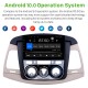 Android 13.0 9 polegadas Touchscreen GPS Navegação Rádio para 2007-2011 Toyota Innova Manual A/C com Bluetooth USB WIFI suporte Carplay SWC câmera traseira
