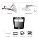 Android 13.0 Car Radio 9 polegadas HD Touchscreen Bluetooth GPS Navigation para 2010-2016 Toyota Avanza Head unit support 4G WIFI DVD Player 1080P Video USB Carplay Backup Camera TPMS