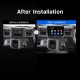 Android 14.0 HD Touchscreen de 9 polegadas para Ford RANGER 2015 Sistema de navegação GPS por rádio com suporte para Bluetooth Câmera traseira Carplay