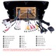 OEM 9 polegadas android 13.0 rádio para 2018 mitsubishi eclipse bluetooth wifi hd touchscreen navegação gps suporte carplay dvr tv digital
