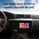 OEM 9 polegadas Android 13.0 para 1998-2002 TOYOTA LAND CRUISER 90 LHD Radio GPS Navigation System Com HD Touchscreen Bluetooth suporte Carplay OBD2 DVR TPMS