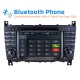 Unidade principal de DVD GPS Autoradio Android 10.0 puro para Mercedes Benz CLK Classe W209 CLK270 CLK320 CLK350 CLK500 CLK550 de 2004-2011 com rádio RDS Bluetooth 3G WiFi Mirror Link OBD2