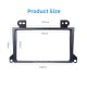 Popular 2Din 2002-2007 Mazda MPV Car Rádio Fascia Dash Mount Trim Painel Painel de instalação do CD DVD Player