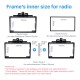 Excelente Preto Double Din 2008+ Hyundai i-20 Car Radio Fascia kit de instalação Plate Frame DVD Stereo Jogador