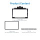 Excelente Preto Double Din 2008+ Hyundai i-20 Car Radio Fascia kit de instalação Plate Frame DVD Stereo Jogador