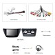 OEM 9 polegada Android 13.0 Rádio para 2006-2010 MITSUBISHI LANCER IX Bluetooth Wi-fi HD Touchscreen Navegação GPS AUX Suporte USB Carplay Backup camera DVR