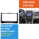 Em Dash Carro Estéreo Fascia Painel Radio Instalação Quadro Dash Bezel Trim Kit Kit de montagem para 2017+ Toyota Corolla Altis 2 Duplo DIN Não Gap