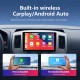 Carplay Android 13.0 9 polegadas HD Touchscreen GPS Navigation Radio para 2007 2008 2009-2011 FORD MONDEO C-MAX Kuga com suporte Bluetooth Câmera retrovisora