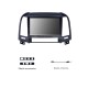 2006-2012 Hyundai Santafe Aftermarket Android 13.0 HD 1024*600 sistema de navegação com tela sensível ao toque Rádio Bluetooth OBD2 DVR Câmera retrovisor TV 1080 P Vídeo 4G WIFI Controle de volante GPS USB Link do espelho DVD Player