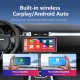 Android 12.0 carplay tela de ajuste completo de 12.3 polegadas para 2012 2013 2014-2019 range rover evoque rádio de navegação gps com bluetooth
