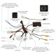 10.1 polegadas 2009-2015 toyota highlander android 13.0 tela de toque capacitiva sistema de navegação gps de rádio com bluetooth tpms dvr obd ii câmera traseira aux usb sd 3g wifi controle de volante vídeo