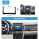 Em Dash Carro Estéreo Fascia Painel Radio Instalação Quadro Dash Bezel Trim Kit Kit de montagem para 2017+ Toyota Corolla Altis 2 Duplo DIN Não Gap