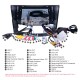 9 polegadas Android 11.0 Para 2012 Toyota Avalon Rádio Sistema de Navegação GPS com HD Touchscreen Bluetooth Carplay suporte OBD2