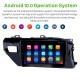 OEM HD Touchscreen 10,1 polegadas Android 13.0 Radio para 2016-2018 Toyota Hilux Bluetooth GPS Navi Head unit Steering Wheel Control WIFI Mirror Link TPMS USB FM