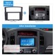 Classic Double Din 2010 Mitsubishi Pajero Radio Car Fascia Instalação Stereo traço adaptador de montagem DVD Moldura