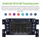 HD Touchscreen 7 polegadas Android 10.0 Radio para 2006-2010 Suzuki Grand Vitara com GPS Navegação Carplay suporte Bluetooth TV Digital