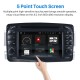 leitor de DVD Carro para Mercedes-Benz CLK-W209 com GPS Rádio TV Bluetooth Ecrã Tátil
