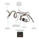 Android 13.0 de 9 polegadas para 2004-2011 Lexus GS GS300 350 400 430 460 sistema de navegação GPS estéreo com suporte Bluetooth Carplay câmera retrovisor