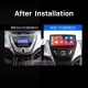 Android 10.0 Carplay 10,25 polegadas 1920*720 Full Fit Screen para 2014 2015 2016 2017 Hyundai Elantra GPS Navigation Radio com bluetooth