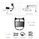 2000-2016 Peugeot 206 Android 13.0 9 polegadas GPS Navegação Rádio Bluetooth HD Touchscreen WIFI USB Carplay suporte câmera de backup