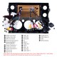 Tela sensível ao toque completa de 9 polegadas 2007-2018 toyota fj cruiser android 13.0 sistema de navegação gps de rádio bluetooth wifi câmera retrovisor link espelho obd2 dvr controle de volante