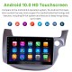 Android 13.0 2007-2013 HONDA FIT JAZZ RHD 10,1 polegadas Rádio GPS Navegação Head Unit Tela sensível ao toque Bluetooth Música WiFi OBD2 Espelho Link Retrovisor Câmera Vídeo DVR AUX