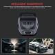 Universal Hidden HD 170 graus Grande angular Carro Driving Video Recorder com WIFI Telefone Conexão Display GPS Driving Trajectory Estacionamento Monitoramento Backup Rearview Camera