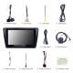 Android 14.0 HD Touchscreen 9 polegadas para 2017 Skoda Rapid Radio Sistema de Navegação GPS com suporte Bluetooth Carplay Câmera traseira