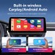 Android 12.0 de 12,3 polegadas para 2022 TOYOTA Frontlander 2019-2021 Corolla 2019 Levin 2021 allion Rádio Sistema de navegação GPS com tela sensível ao toque HD com suporte para Bluetooth Carplay OBD2