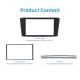 Black Double Din 2003-2008 Toyota Avensis Car Rádio Fascia DVD Frame Stereo Player Face Plate Panel Adapter
