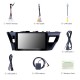 10.1 Polegada HD Touchscreen Android 10.0 Para Toyota Corolla 11 2012-2014 2015 2016 E170 E180 Rádio Sistema de Navegação GPS Bluetooth DVR Carplay USB WIFI Música Câmera Retrovisor