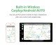 Android 13.0 de 9 polegadas para 2015 TOYOTA AYGO 2020 Citroen C1 2015 Peugeot 108 Stereo Sistema de navegação GPS com suporte para Bluetooth TouchScreen Câmera retrovisora