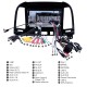 Para 2006-2012 Hyundai Santafe OEM Android 9.0 HD 1024 * 600 touch screen GPS sistema de navegação Rádio Bluetooth OBD2 DVR Câmera retrovisora TV 1080P Vídeo USB WIFI Controle do volante