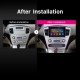 Para 2010 Mitsubishi Galant Rádio HD Touchscreen 9 polegadas Android 11.0 Bluetooth com Sistema de Navegação GPS Suporte Carplay 1080 P